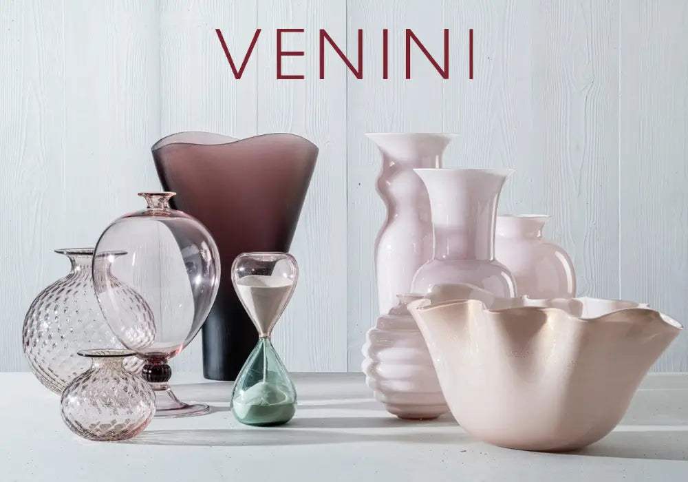 Venini: 精巧な手作りガラス花瓶とホームデコの傑作