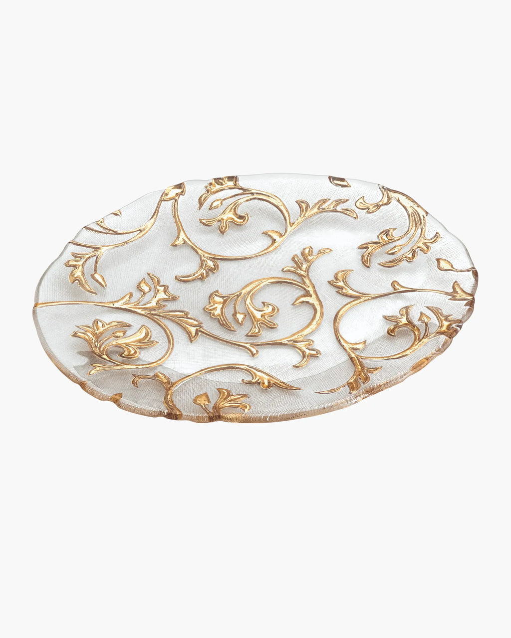 IVV BISANZIO 32cmプレート ゴールド ivv-bisanzio-oval-plate-d39cm-