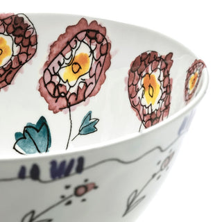 Marni by Serax Midnight Flowers serving bowl anemone milk - Buy now on ShopDecor - Discover the best products by MARNI BY SERAX design