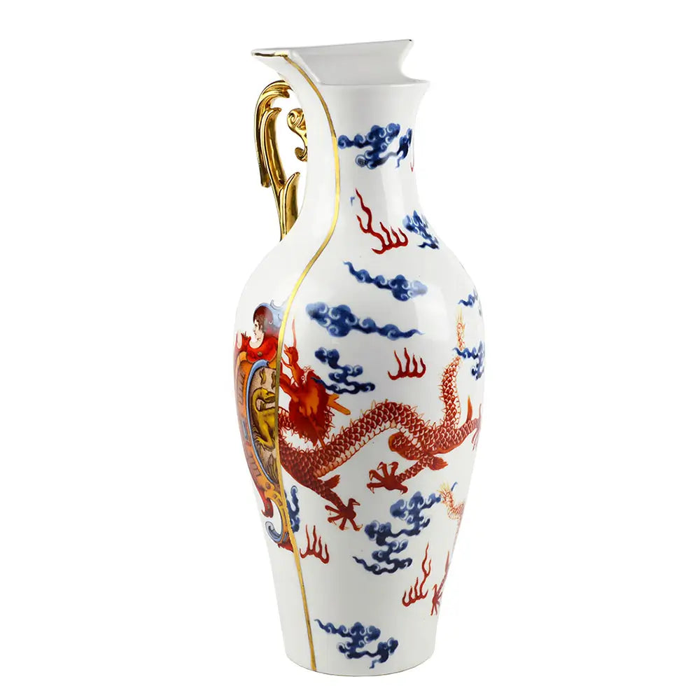 Seletti Hybrid vase in porcelain