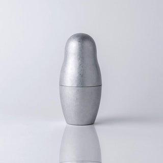 KnIndustrie Matrioska shaker steel - stone washed - Buy now on ShopDecor - Discover the best products by KNINDUSTRIE design