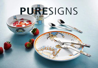Elegant children's tableware that blends design, safety and joy with playful plates and cutlery sets for unforgettable mealtimes. Buy now on ShopDecor®