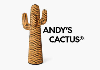 Discover Andy’s Cactus, the limited-edition pop art coat rack by Gufram and the Andy Warhol Foundation for bold interiors. | Shop the look on ShopDecor