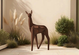 Sculptural corten steel consoles and bookcases by Ibride, designed by Rachel & Benoît Convers. Iconic luxury pieces evolving with time. Buy now on ShopDecor®