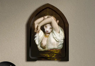 Artistic trays and cutting boards by Ibride, designed by Rachel Convers. Iconic French design pieces merging functionality and portrait art. Shop today at ShopDecor®