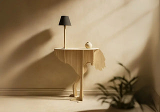 Sculptural consoles, bookcases, stools, cabinets, and floor lamps by Ibride. Timeless French design by Benoît Convers. Shop the look on ShopDecor®