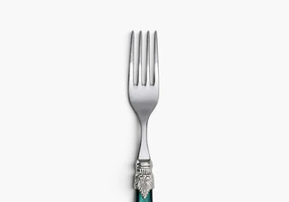 Discover silver-accented Rivadossi Sandro cutlery in polished 18/10 stainless steel, with coloured handles and refined details for elegant modern tables.