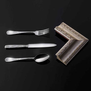 Broggi Excelsior Elegant set 24 cutlery silver-plated nickel silver - Buy now on ShopDecor - Discover the best products by BROGGI design