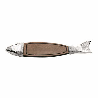 Broggi Iseo salmon plate 87x19 cm. polished steel - Buy now on ShopDecor - Discover the best products by BROGGI design