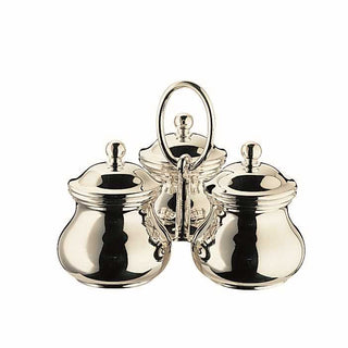 Broggi Classica sugar holder silver plated nickel - Buy now on ShopDecor - Discover the best products by BROGGI design