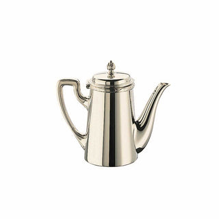 Broggi Rubans coffee maker with spout silver plated nickel 72 cl - 0.77 qt - Buy now on ShopDecor - Discover the best products by BROGGI design