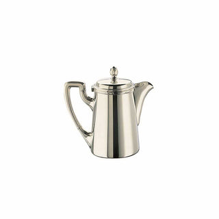 Broggi Rubans Coffee maker with nosepiece silver plated nickel 24 cl - 0.26 qt - Buy now on ShopDecor - Discover the best products by BROGGI design