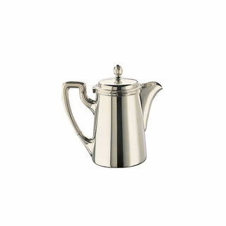 Broggi Rubans Coffee maker with nosepiece silver plated nickel 48 cl - 0.51 qt - Buy now on ShopDecor - Discover the best products by BROGGI design