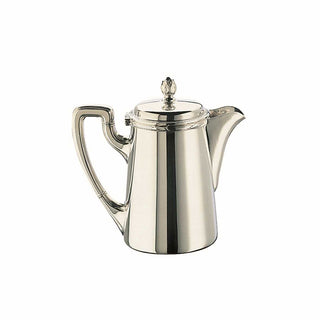 Broggi Rubans Coffee maker with nosepiece silver plated nickel 96 cl - 1.02 qt - Buy now on ShopDecor - Discover the best products by BROGGI design