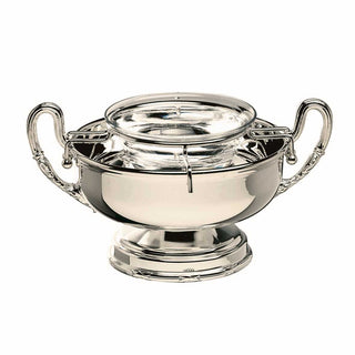 Broggi Rubans caviar bowl silver plated nickel - Buy now on ShopDecor - Discover the best products by BROGGI design