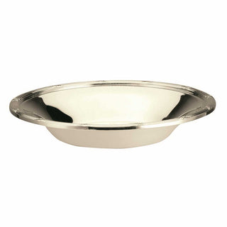 Broggi Rubans fruit bowl diam. 22 cm. silver plated nickel - Buy now on ShopDecor - Discover the best products by BROGGI design
