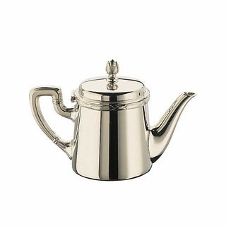 Broggi Rubans teapot silver plated nickel 100 cl - 1.06 qt - Buy now on ShopDecor - Discover the best products by BROGGI design