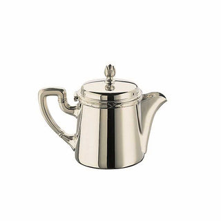 Broggi Rubans teapot with nosepiece silver plated nickel 75 cl - 0.80 qt - Buy now on ShopDecor - Discover the best products by BROGGI design