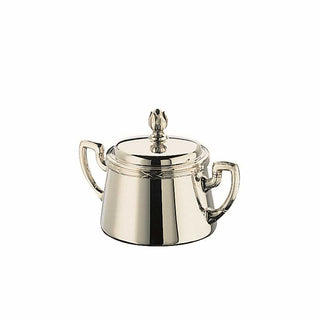 Broggi Rubans sugar bowl silver plated nickel 360 gr - 12.70 oz - Buy now on ShopDecor - Discover the best products by BROGGI design