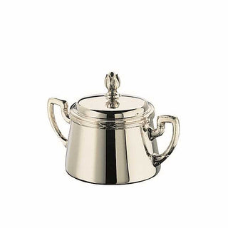 Broggi Rubans sugar bowl silver plated nickel 540 gr - 19.05 oz - Buy now on ShopDecor - Discover the best products by BROGGI design