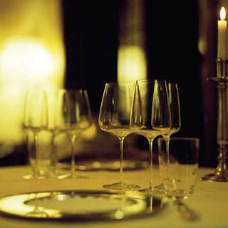 Coffret Italesse Etoilé Blanc 6 verres à vin blanc à pied cc. 570 en verre transparent