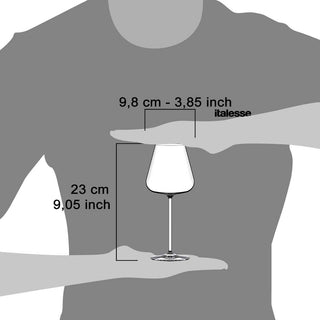 Italesse Etoilelé Sparkle lot de 6 verres à pied à champagne cc. 480 en verre clair