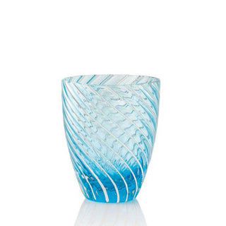 Italesse Vertigo Tumbler set 6 cc. 380 in colored glass Blue - Buy now on ShopDecor - Discover the best products by ITALESSE design