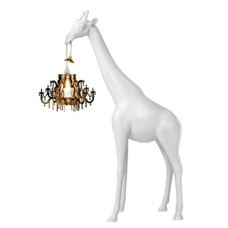 Qeeboo Giraffe In Love XS floor lamp in the shape of a giraffe Qeeboo White - Buy now on ShopDecor - Discover the best products by QEEBOO design
