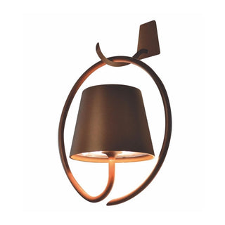 Zafferano Lampes à Porter Poldina Wall lamp with bracket Zafferano Corten R3 - Buy now on ShopDecor - Discover the best products by ZAFFERANO LAMPES À PORTER design