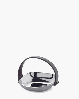 ab+ by Abert Cacao bread basket with faux leather handle 18x18 cm - 7.09x7.09 in - Buy now on ShopDecor - Discover the best products by AB+ design