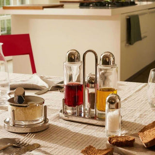 Alessi 5070 steel condiment set - Buy now on ShopDecor - Discover the best products by ALESSI design