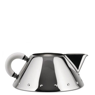 Alessi 9096 creamer in steel with coloured handle Alessi Steel/White - Buy now on ShopDecor - Discover the best products by ALESSI design