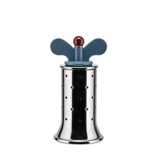 Alessi 9098 pepper mill in steel with colored fins Alessi Steel/Light blue - Buy now on ShopDecor - Discover the best products by ALESSI design
