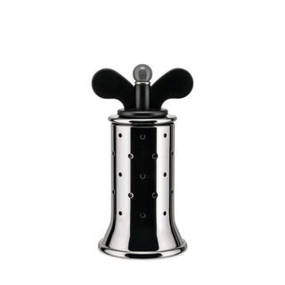 Alessi 9098 pepper mill in steel with colored fins Alessi Steel/Black - Buy now on ShopDecor - Discover the best products by ALESSI design