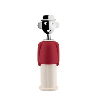 Alessi AAM23 Alessandro M. bicoloured corkscrew White/Red - Buy now on ShopDecor - Discover the best products by ALESSI design