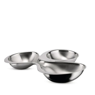 Alessi RA03 Babyboop three-section hors-d'oeuvre set in steel - Buy now on ShopDecor - Discover the best products by ALESSI design
