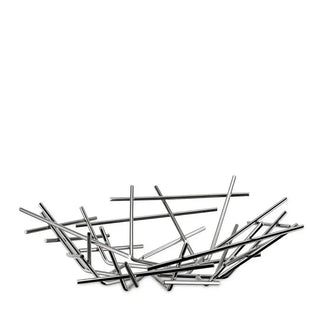 Alessi FC0 Blow up basket/fruit holder in steel 10 cm - 3.94 in - Buy now on ShopDecor - Discover the best products by ALESSI design
