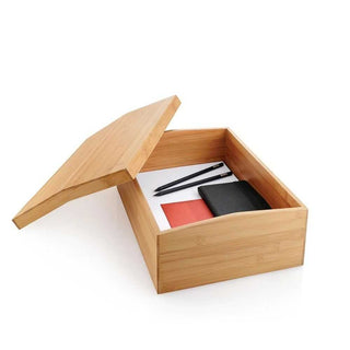 Alessi MDL04 Cabin storage box in bamboo wood - Buy now on ShopDecor - Discover the best products by ALESSI design