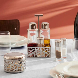 Alessi MSA16 Cactus! condiments set in steel and glass - Buy now on ShopDecor - Discover the best products by ALESSI design