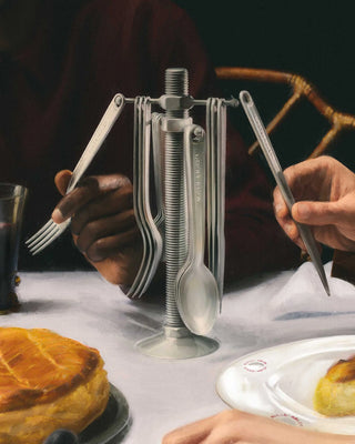 Alessi VA02 Conversation Object Cutlery Set - Buy now on ShopDecor - Discover the best products by ALESSI design