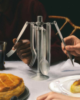 Alessi VA02 Conversation Object Cutlery Set - Buy now on ShopDecor - Discover the best products by ALESSI design