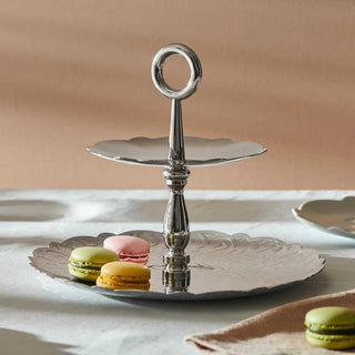 Alessi MW52/2 Dressed two-dish cake stand - Buy now on ShopDecor - Discover the best products by ALESSI design