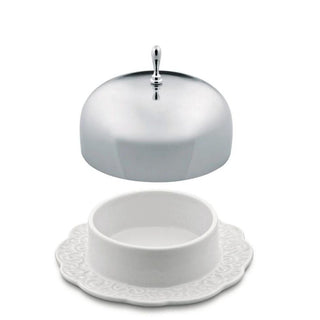 Alessi MW16 Dressed butter dish white - Buy now on ShopDecor - Discover the best products by ALESSI design