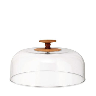 Alessi MW24 Dressed In Wood doomed cover lid transparent - Buy now on ShopDecor - Discover the best products by ALESSI design