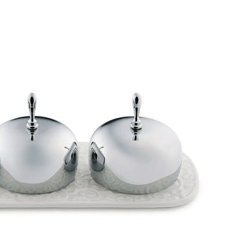 Alessi MW15 Dressed three-section jar tray white - Buy now on ShopDecor - Discover the best products by ALESSI design