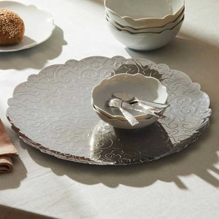 Alessi MW07 Dressed round tray in steel - Buy now on ShopDecor - Discover the best products by ALESSI design