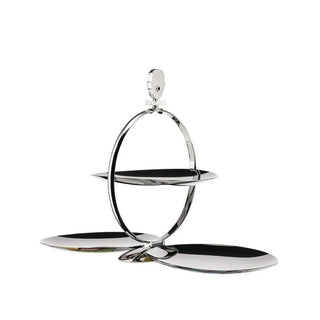 Alessi MW08 Fatman folding cake stand in steel - Buy now on ShopDecor - Discover the best products by ALESSI design