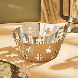 Alessi AKK04 Girotondo round basket in steel - Buy now on ShopDecor - Discover the best products by ALESSI design