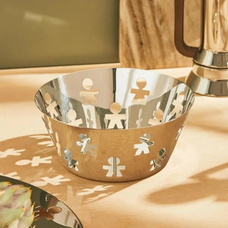 Alessi Girotondo round basket in stainless steel - Buy now on ShopDecor - Discover the best products by ALESSI design