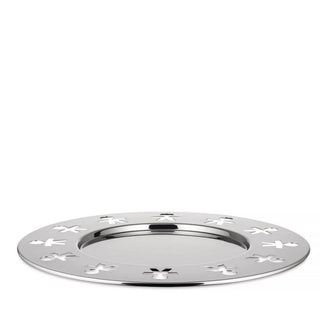 Alessi AKK11 Girotondo underplate in steel - Buy now on ShopDecor - Discover the best products by ALESSI design